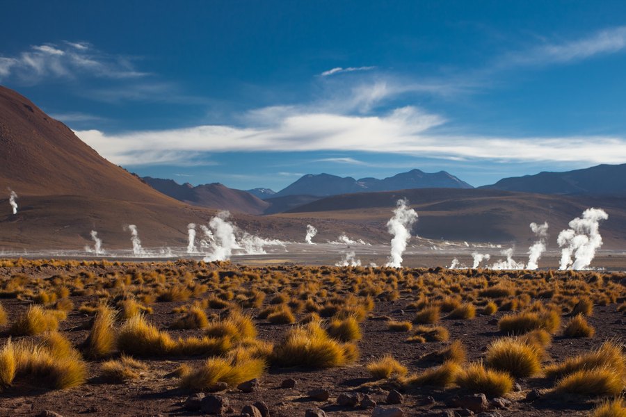 Gejzery na pustyni Atacama