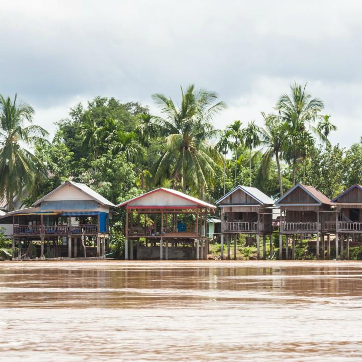 Wyspy na Mekongu