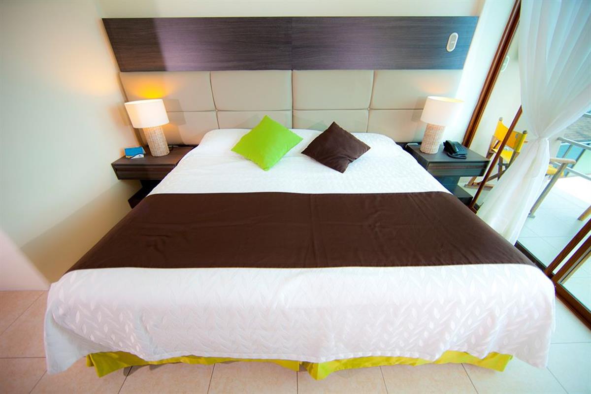 Hotel Solymar – Pokój dwuosobowy z jednym łóżkiem i widokiem na morze