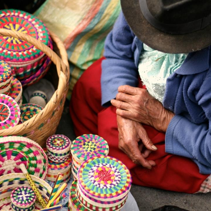 Indiański targ w Otavalo