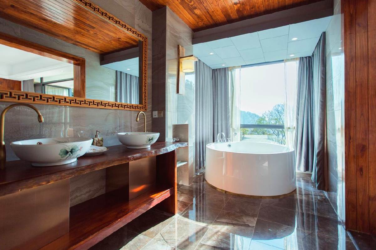 Li River Resort – Łazienka w pokoju Executive