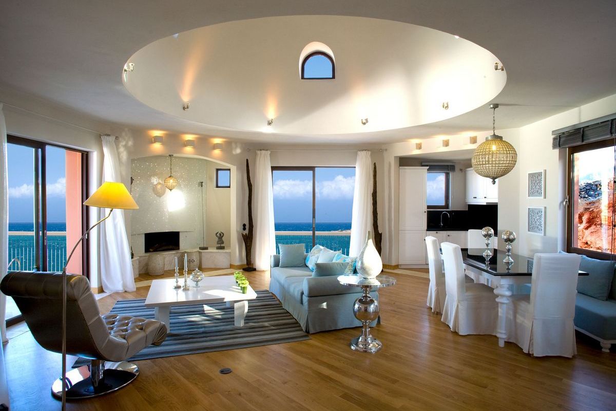Domes Of Elounda – Luxury Villa Living Room