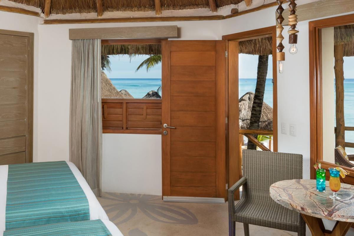 Mahekal Beach Resort – Ocean-View Palapa Two Queen Beds