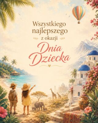 Podróże uczą dzieci jednej z najważniejszych rzeczy: że świat nie kończy się na tym, co znane.
Że gdzieś indziej dzieci chodzą do szkoły w innych mundurkach, bawią się na plaży, na sawannie albo w cieniu palm, mówią innym językiem — ale śmieją się, pytają i zachwycają się światem dokładnie tak samo.
Z okazji Dnia Dziecka życzymy wszystkim dzieciom ciekawości, odwagi i pięknych odkryć. A rodzicom — wspólnych podróży, które zostają w pamięci na lata.
Zespół Planet Escape
#planetescape #dziendziecka #podrozezdziecmi