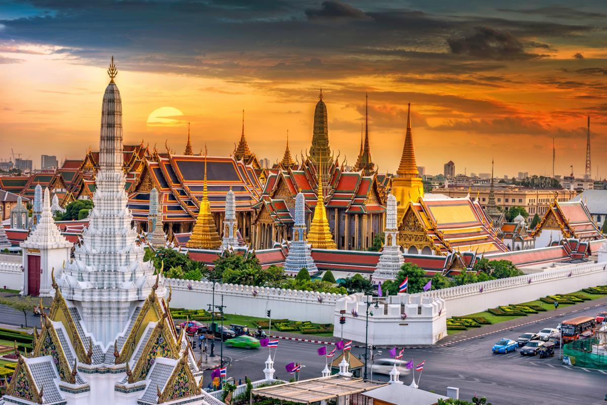 Tajlandia, Bangkok, Wielki Pałac i świątynia Szmaragdowego Buddy