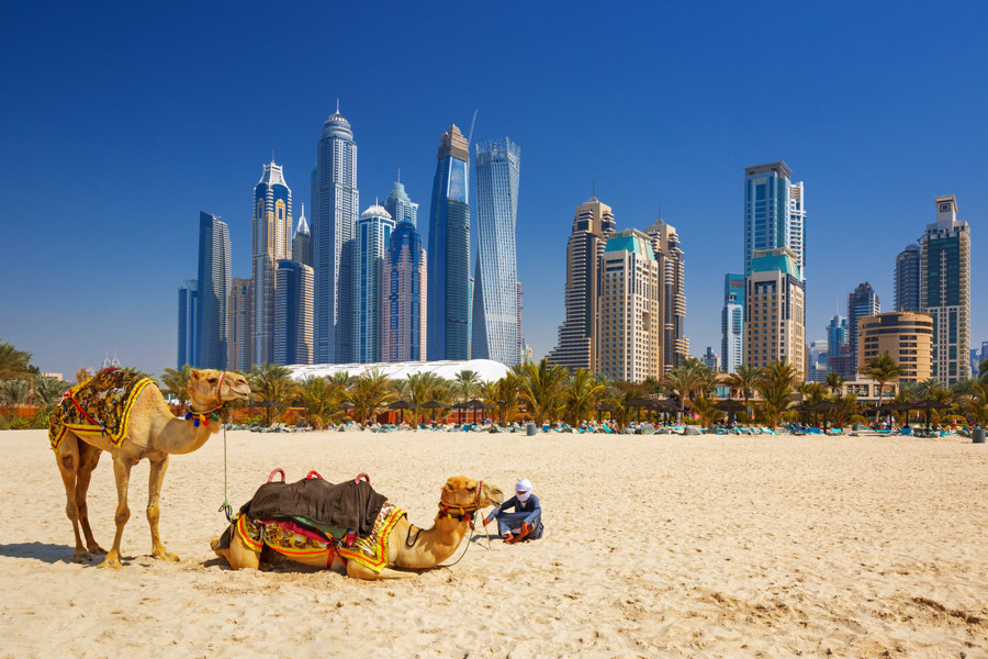 Zjednoczone Emiraty Arabskie - Dubaj - plaża Jumeirah