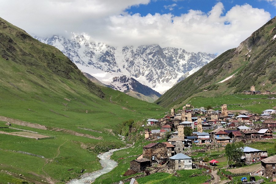 Stone towers of Ushguli
