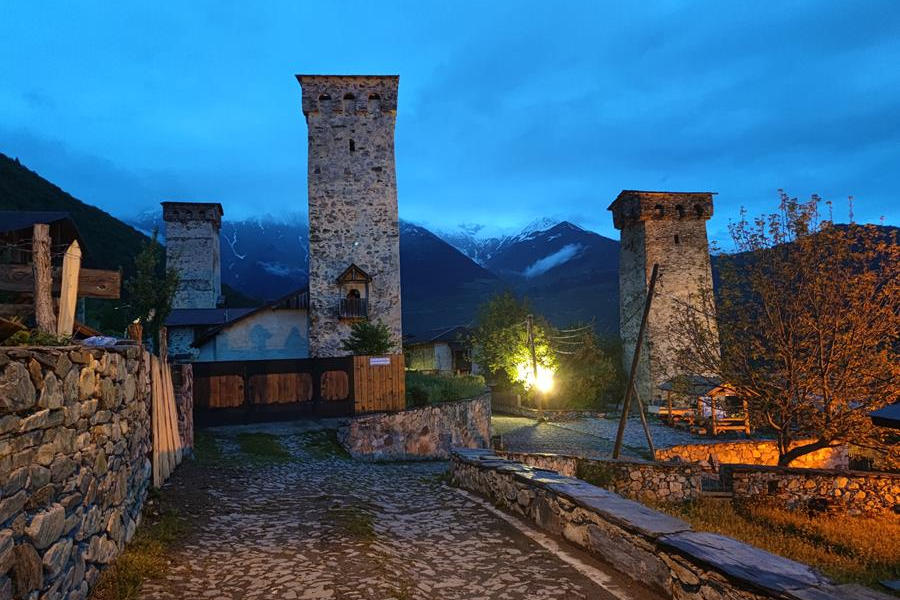 Mestia – stone towers